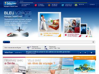 bleu-voyages.fr website preview