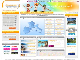 club-vacances-express.fr website preview