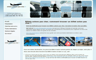 billets-avions-pas-cher.fr website preview