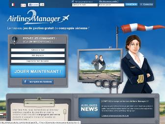 airlines-manager.com website preview
