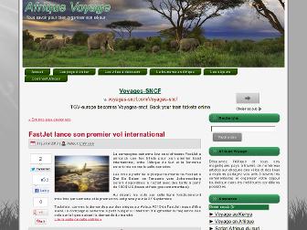 afrique-voyage.net website preview