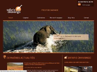 safarisokavango.com website preview