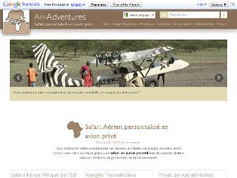 air-adventures.fr website preview