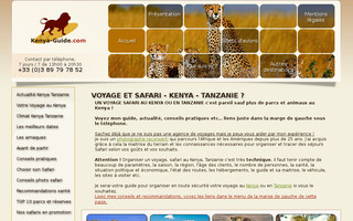 kenya-guide.com website preview