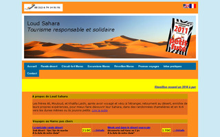 loudsahara.com website preview