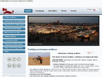 randonneesdesert-maroc.com website preview