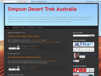 simpson-desert-trek.blogspot.com website preview