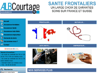 albcourtage.fr website preview