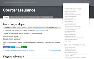 courtier-assurance.fr website preview