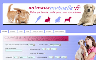 animauxmutuelle.fr website preview