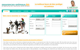 assurances-animaux.biz website preview