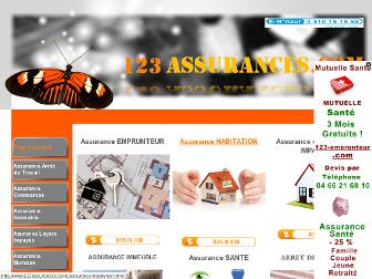 123assurances.com website preview