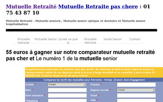 mutuelleretraite.net website preview