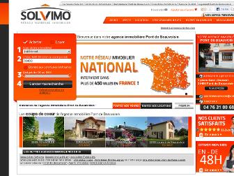 immobilier-pont-de-beauvoisin.solvimo.com website preview