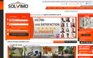 immobilier-lyon-8.solvimo.com website preview