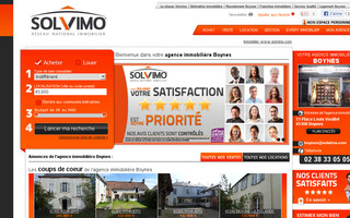 immobilier-boynes.solvimo.com website preview