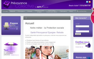 prevoyance-collective.net website preview