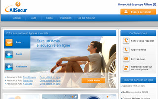 allsecur.fr website preview
