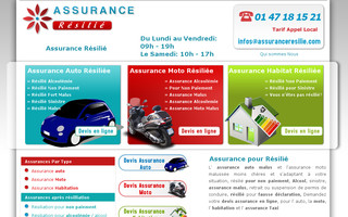 assuranceresilie.com website preview