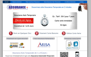 assurance-voiture-temporaire-provisoire.com website preview