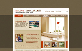 herault-immobilier.net website preview
