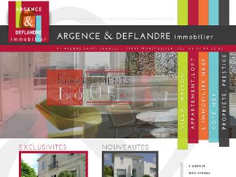 argence-deflandre.com website preview