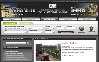 antigone-immobilier.com website preview