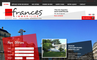 frances-immobilier.com website preview