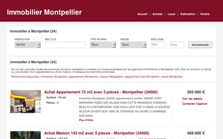 tout-immobilier-montpellier.com website preview