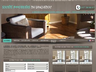 montpellier-immo.com website preview
