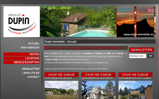 dupin-immobilier.eu website preview