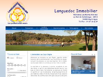 languedocimmobilier.com website preview