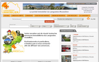 languedoc-immobilier.com website preview
