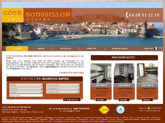 cote-roussillon.com website preview