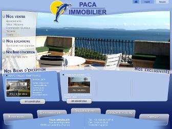paca-immobilier.fr website preview