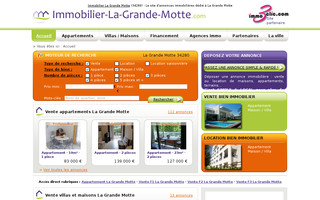 immobilier-la-grande-motte.com website preview