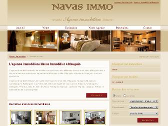 navas-immobilier.com website preview