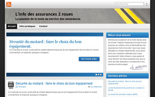 assurance2roues.fr website preview