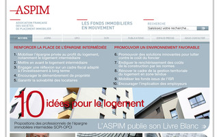 aspim.fr website preview