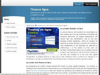 finance-ligne.com website preview