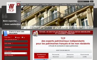 tcp-patrimoine.com website preview