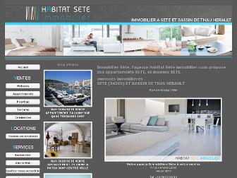 habitat-sete-immobilier.com website preview