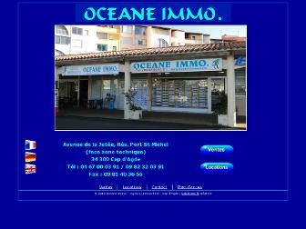 oceaneimmo.com website preview