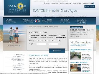 immobilier-grau-d-agde-santoni.fr website preview