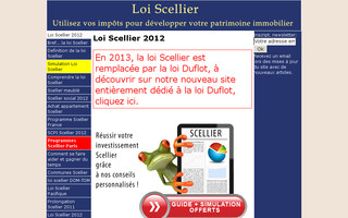 loiscellier-info.org website preview