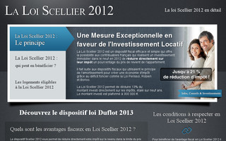 la-loi-scellier-2012.com website preview