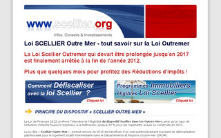 outremer.scellier.org website preview