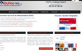 duflot-loi.org website preview