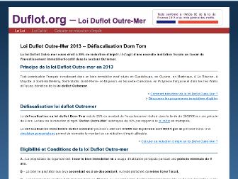outremer.duflot.org website preview