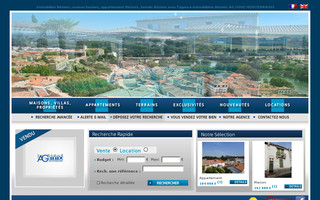 ag-immobilier.fr website preview